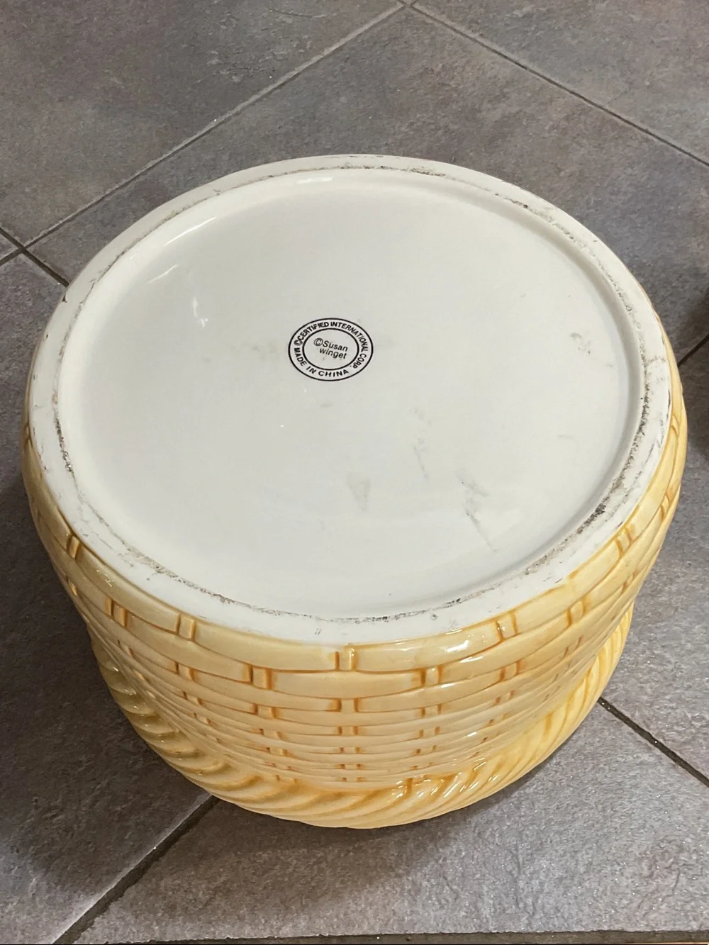 Certified International hand painted